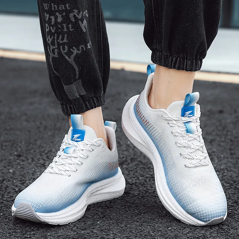 Kinglake Low Top Running Shoes Unisex White Peacock-8