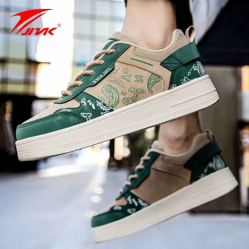 Kinglake Anti Slip Wear Resistant Low Top Skateboard Shoes Unisex-12