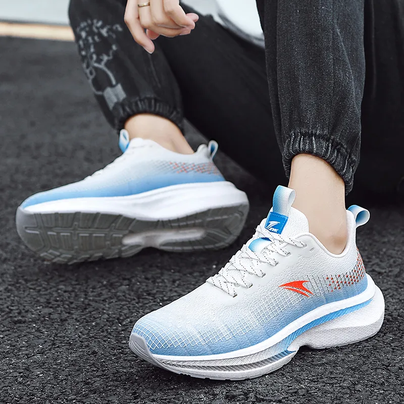 Kinglake Low Top Running Shoes Unisex White Peacock-9