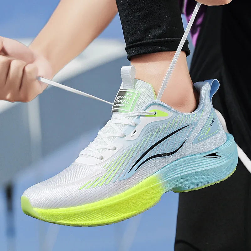 Kinglake Slip Resistant, Abrasion Resistant Cushioning Low Top Running Shoes Unisex-8