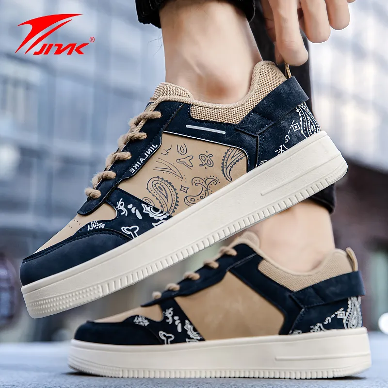 Kinglake Anti Slip Wear Resistant Low Top Skateboard Shoes Unisex-3