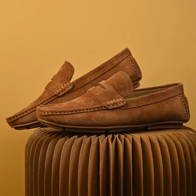 Brounvanm Men's Casual Shoes Men's Yellow Brown-1