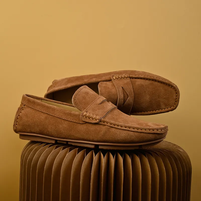 Brounvanm Men's Casual Shoes Men's Yellow Brown-4