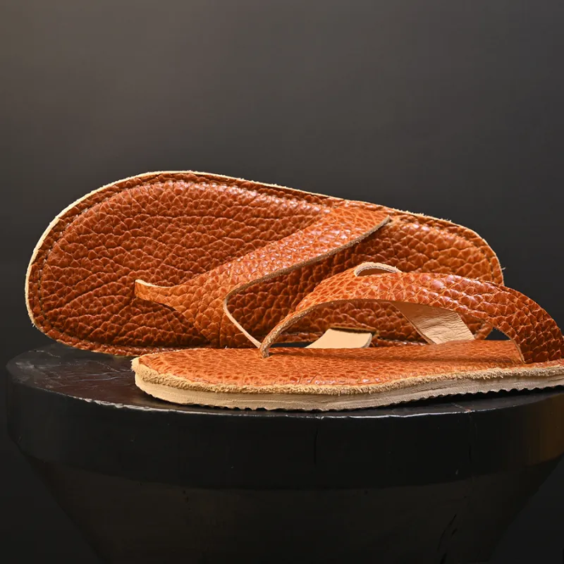 Brounvanm Rubber Sole Slip Resistant Flip Flops Men's-2