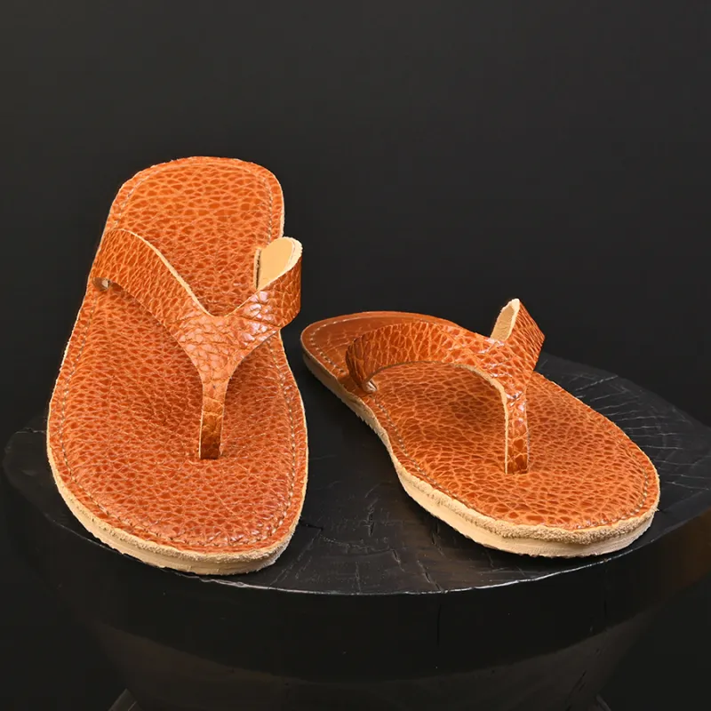 Brounvanm Rubber Sole Slip Resistant Flip Flops Men's-4