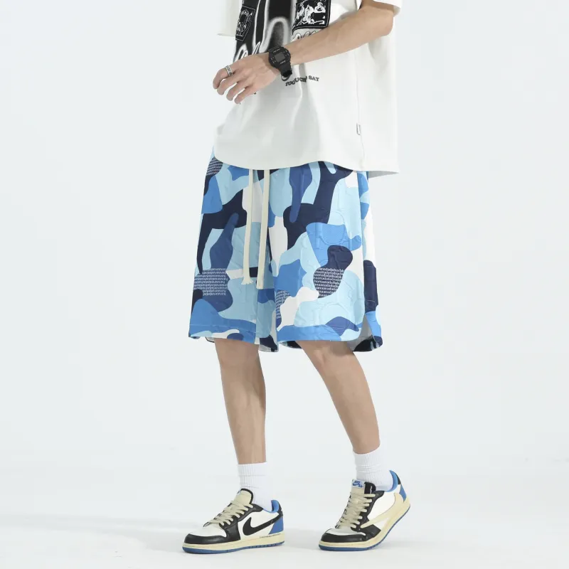 GSON Casual Shorts Unisex Lake Blue-9