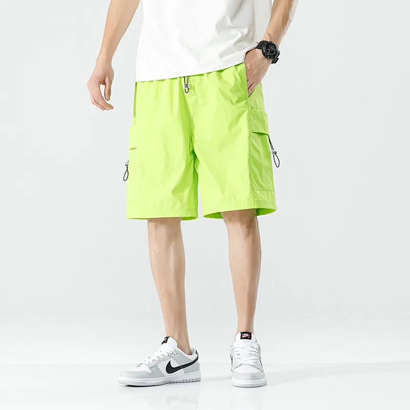PAINT STAIN Cargo Shorts Unisex Black-42