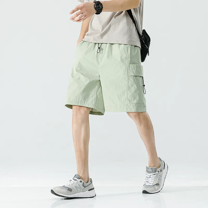 PAINT STAIN Cargo Shorts Unisex Black-22