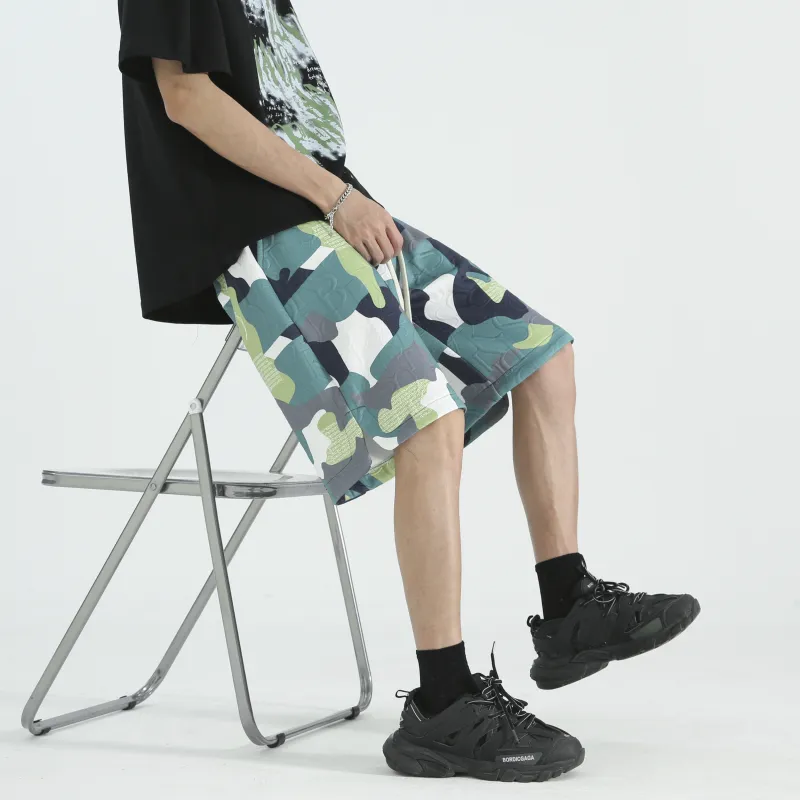 GSON Casual Shorts Unisex Lake Blue-4