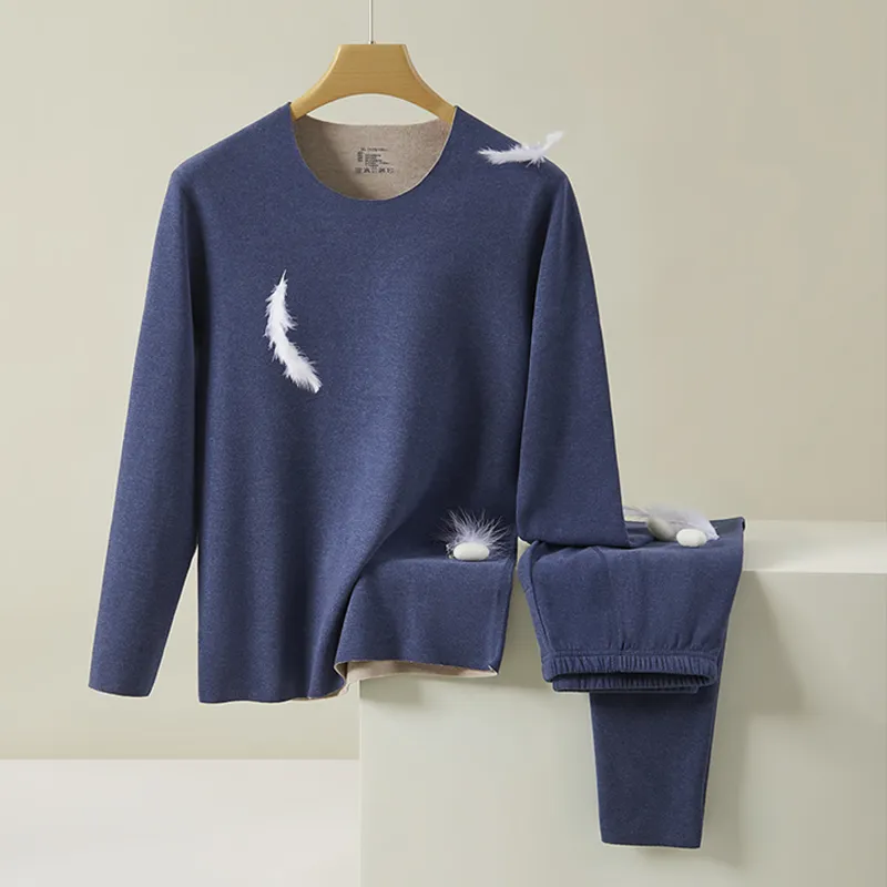 KJ Thermal Set Men's Royal Blue-5