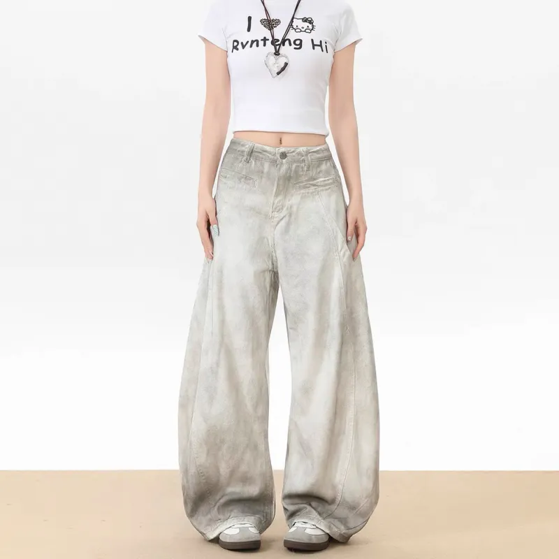 GBXM Jeans Unisex Gray-5