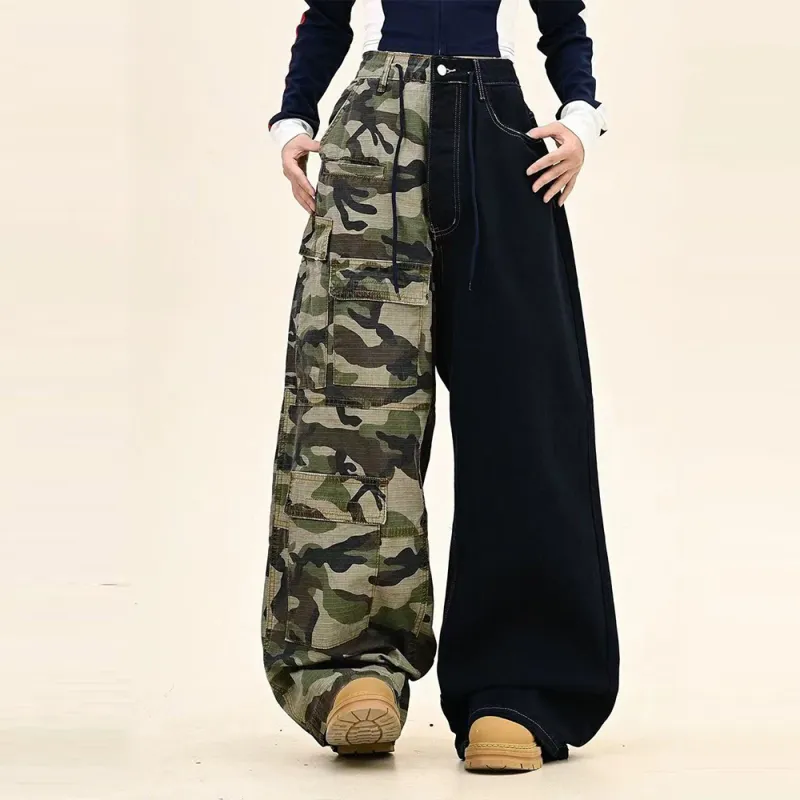 GBXM Jeans Unisex Patchwork-3