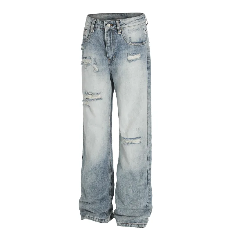 GBXM Jeans Unisex Washed Blue-1