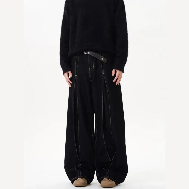 GBXM Jeans Unisex Black-3
