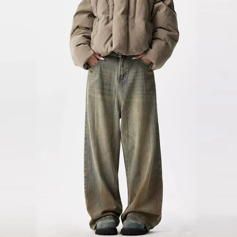 GBXM Jeans Unisex Yellow Mud-2