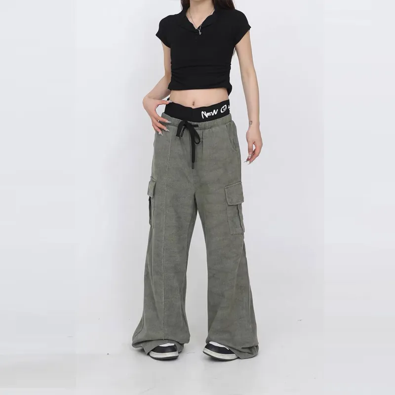 GBXM Casual Pants Unisex Green-4