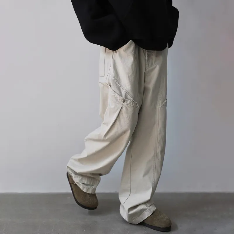 GBXM Casual Pants Unisex Apricot-3