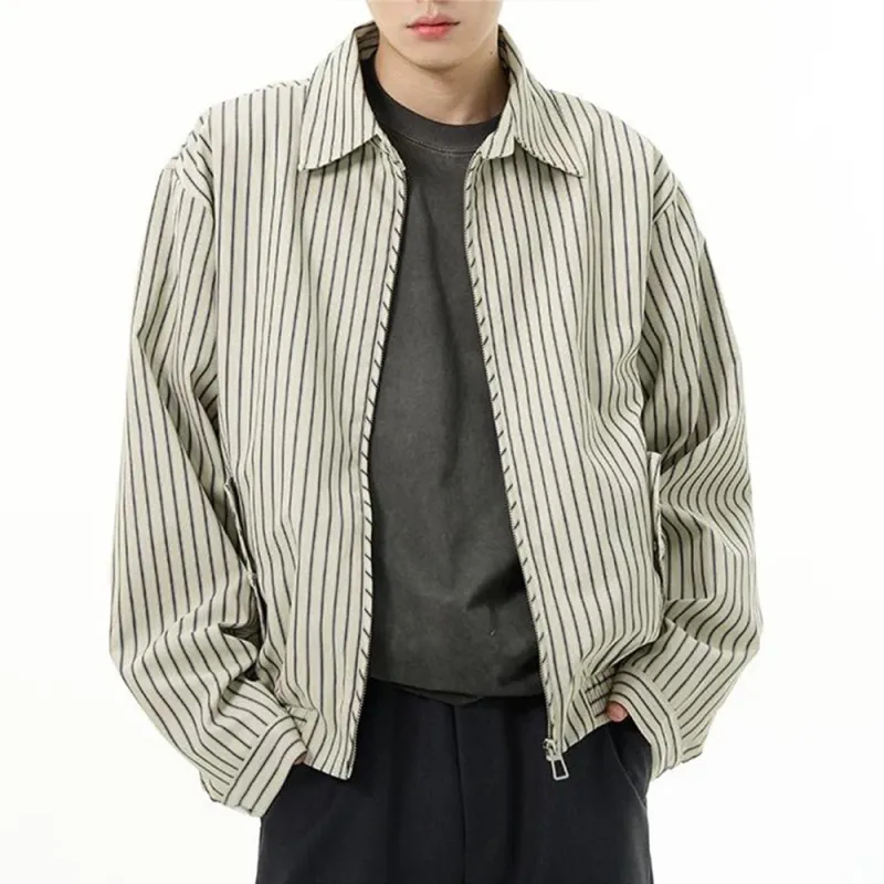 GBXM Jackets & Coats Unisex Green Stripes-2