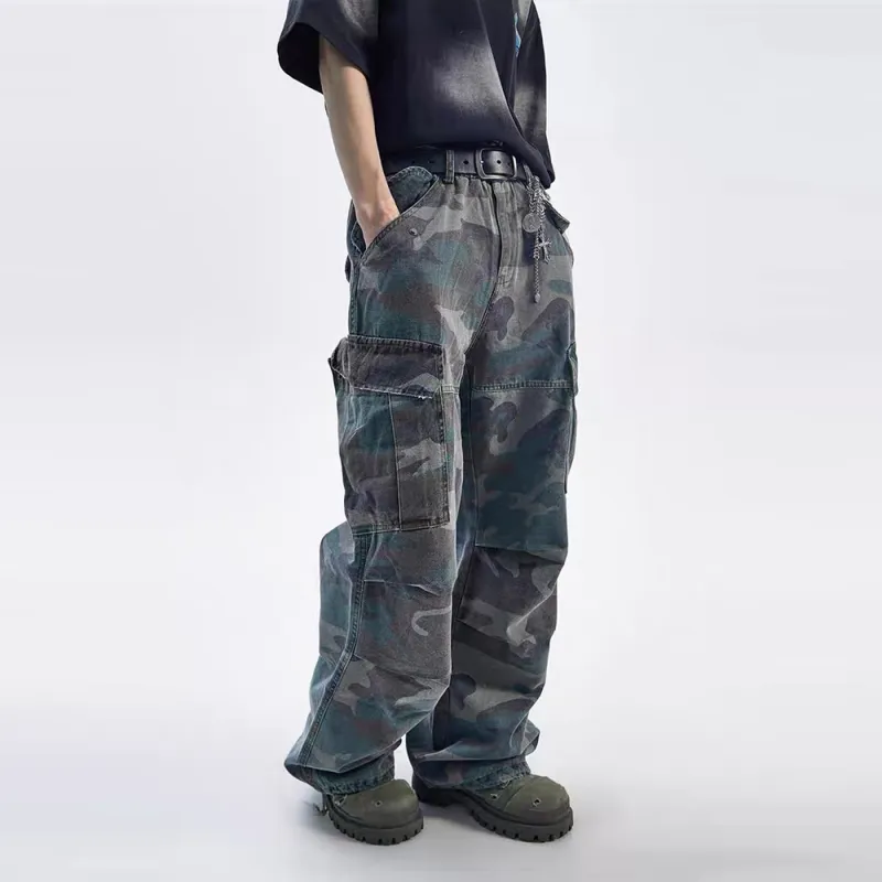 GBXM Cargo Pants Unisex Camouflage-4