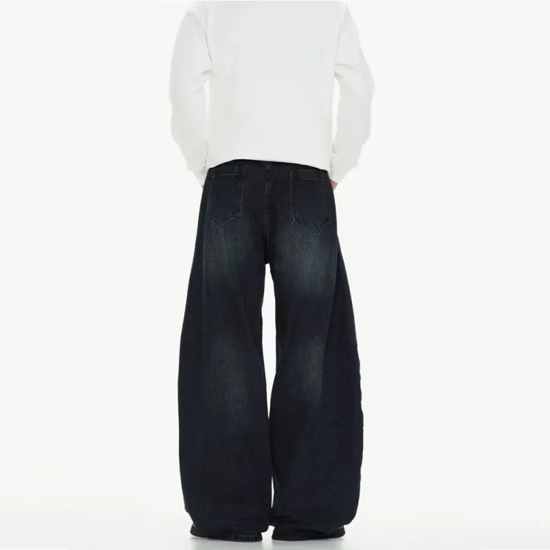 GBXM Jeans Unisex Washed Black-7