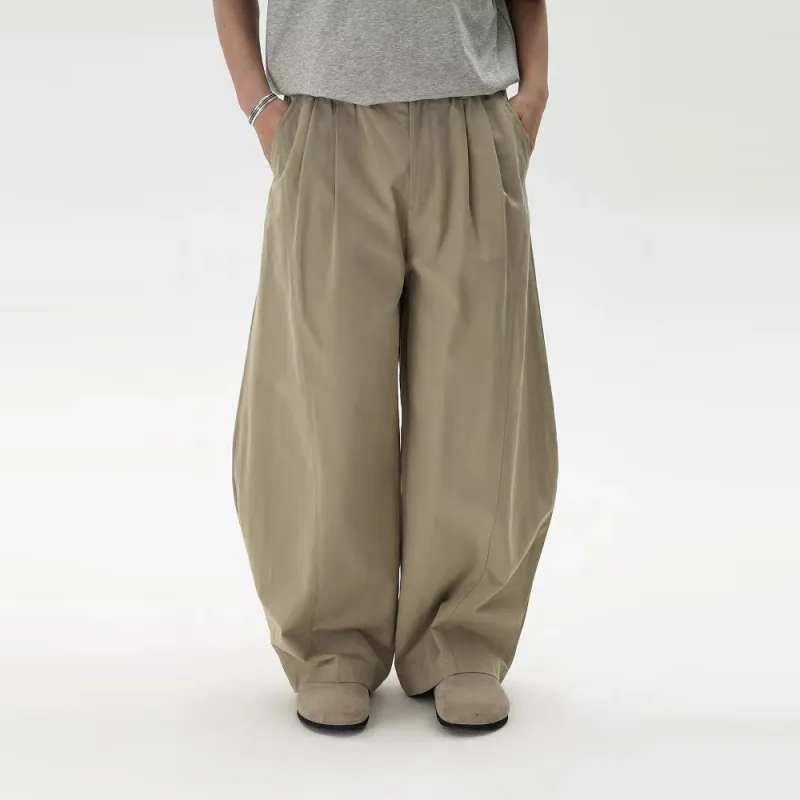 GBXM Casual Pants Unisex Light Khaki-3
