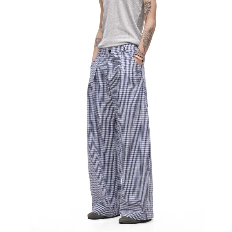 GBXM Casual Pants Unisex Blue-3