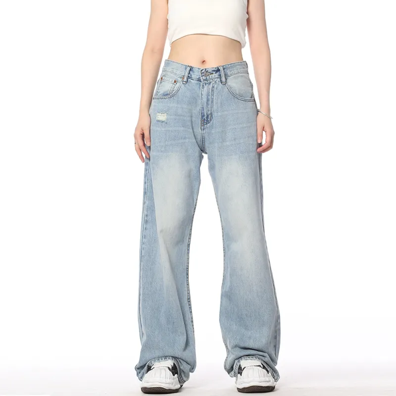 GBXM Jeans Unisex Washed Blue-4