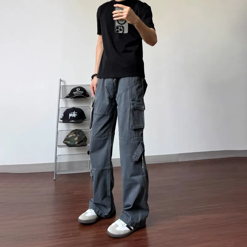 GBXM Cargo Pants Unisex Dark Gray-5