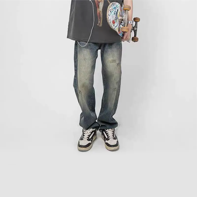 GBXM Jeans Unisex Vintage Blue-4