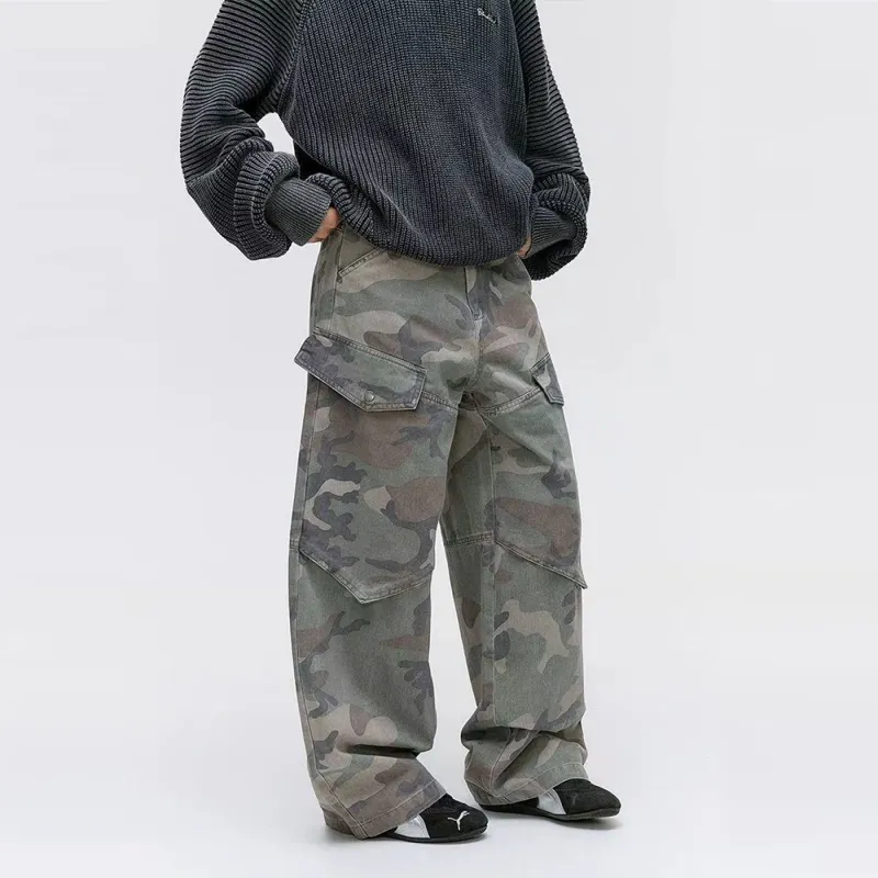 GBXM Casual Pants Unisex Camouflage-4
