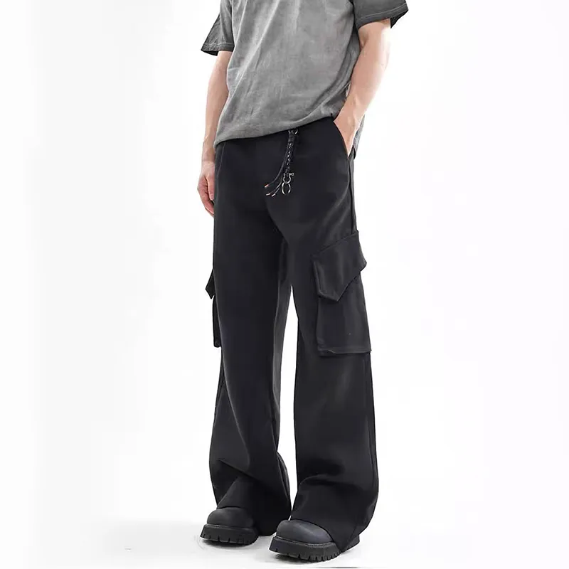 GBXM Casual Pants Unisex Black-5