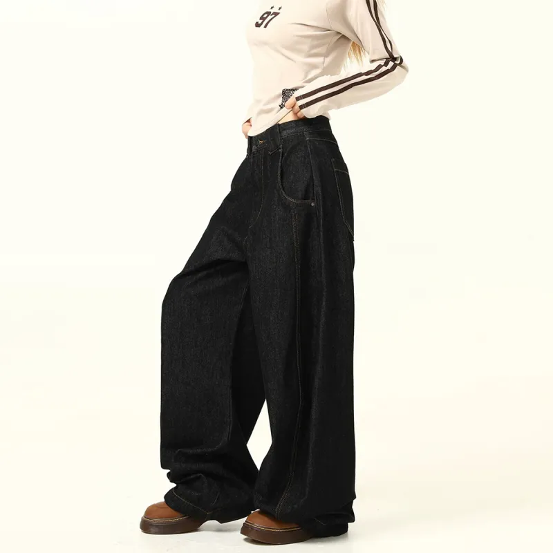 PAINT STAIN Jeans Unisex Black-5