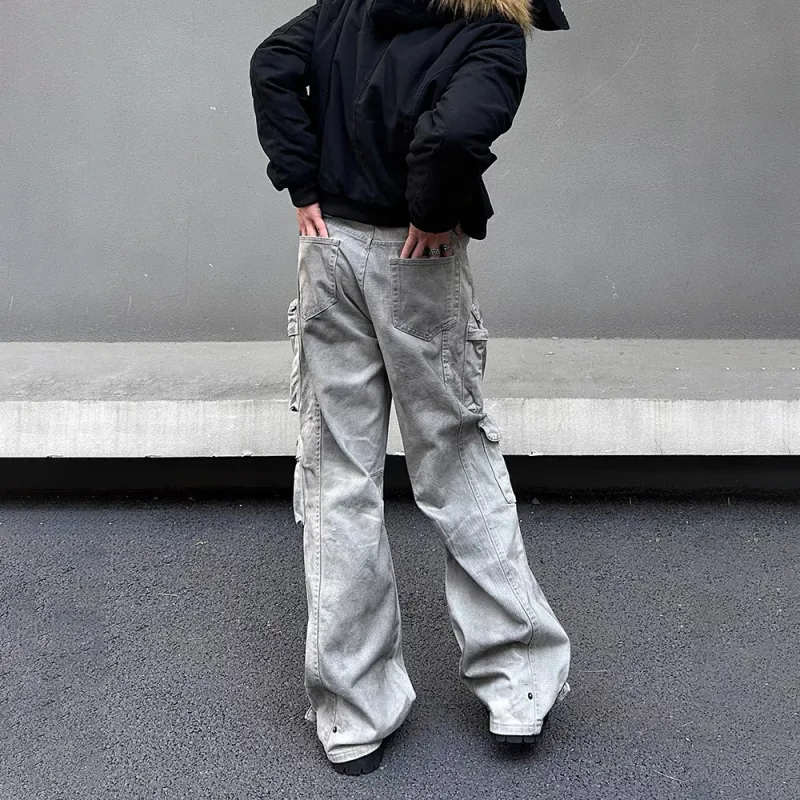 GBXM Cargo Pants Unisex Gray-6