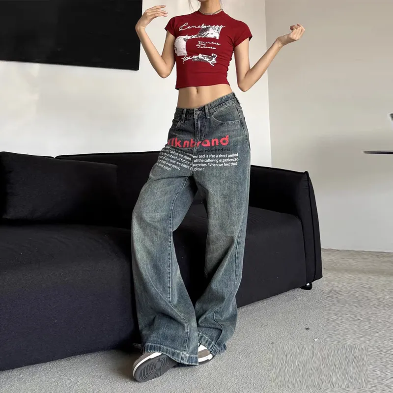 GBXM Jeans Unisex Vintage Blue-4