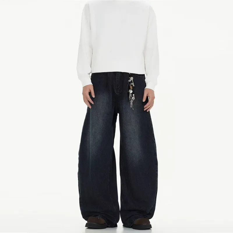GBXM Jeans Unisex Washed Black-4
