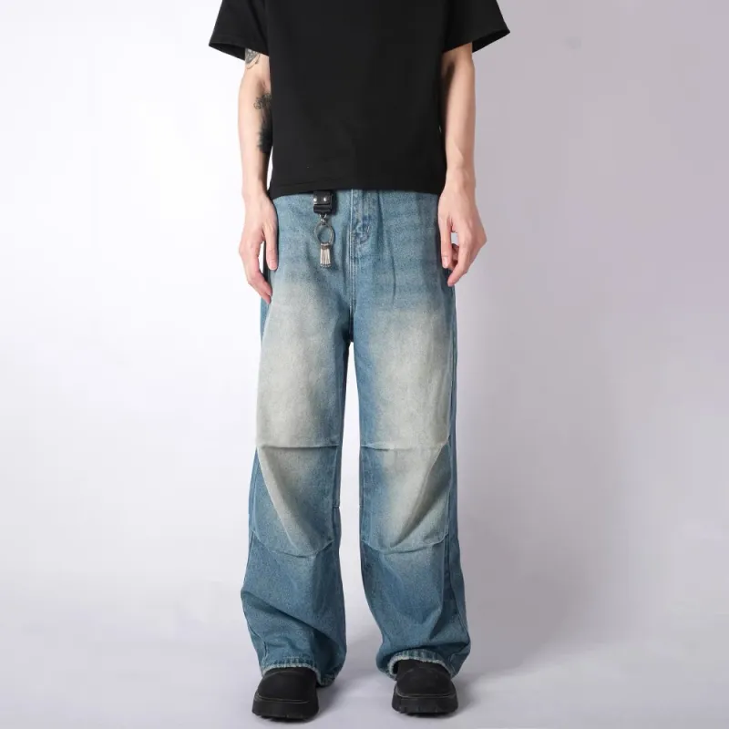 GBXM Jeans Unisex Vintage Blue-3