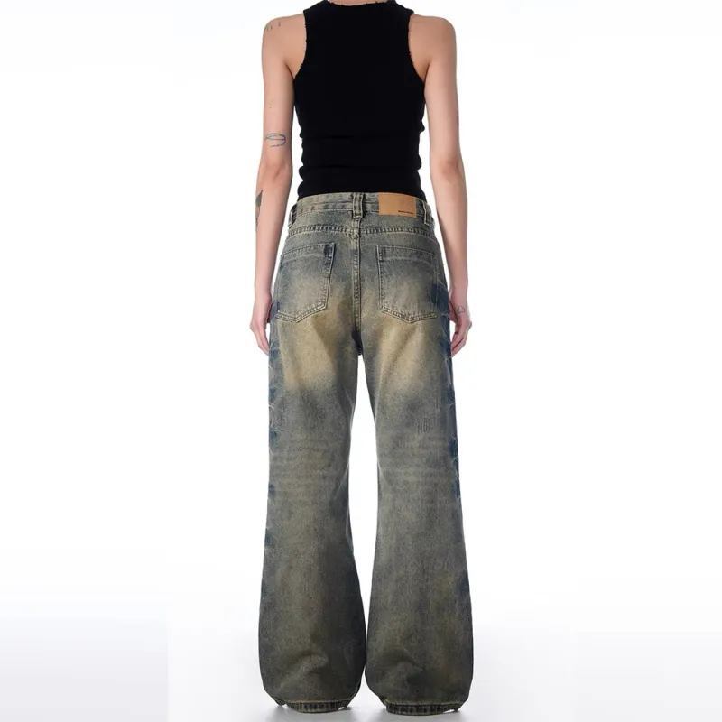 GBXM Jeans Unisex Vintage Blue-5