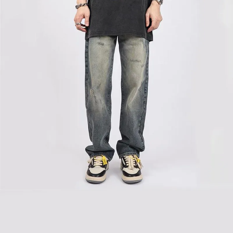 GBXM Jeans Unisex Vintage Blue-3