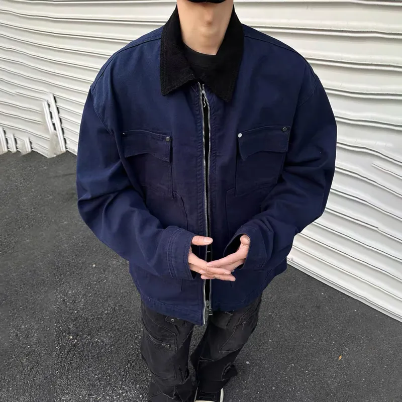 GBXM Denim Jacket Unisex Dark Blue-4