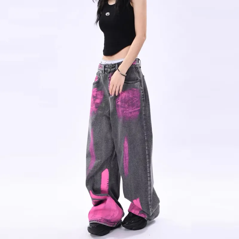 GBXM Jeans Unisex Gray-4