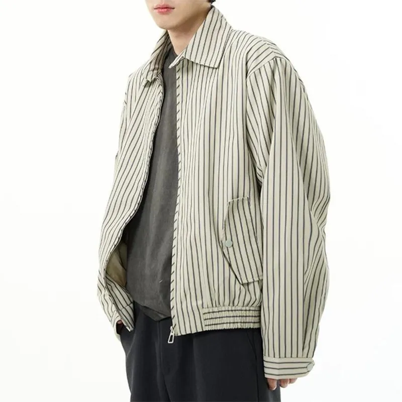 GBXM Jackets & Coats Unisex Green Stripes-5