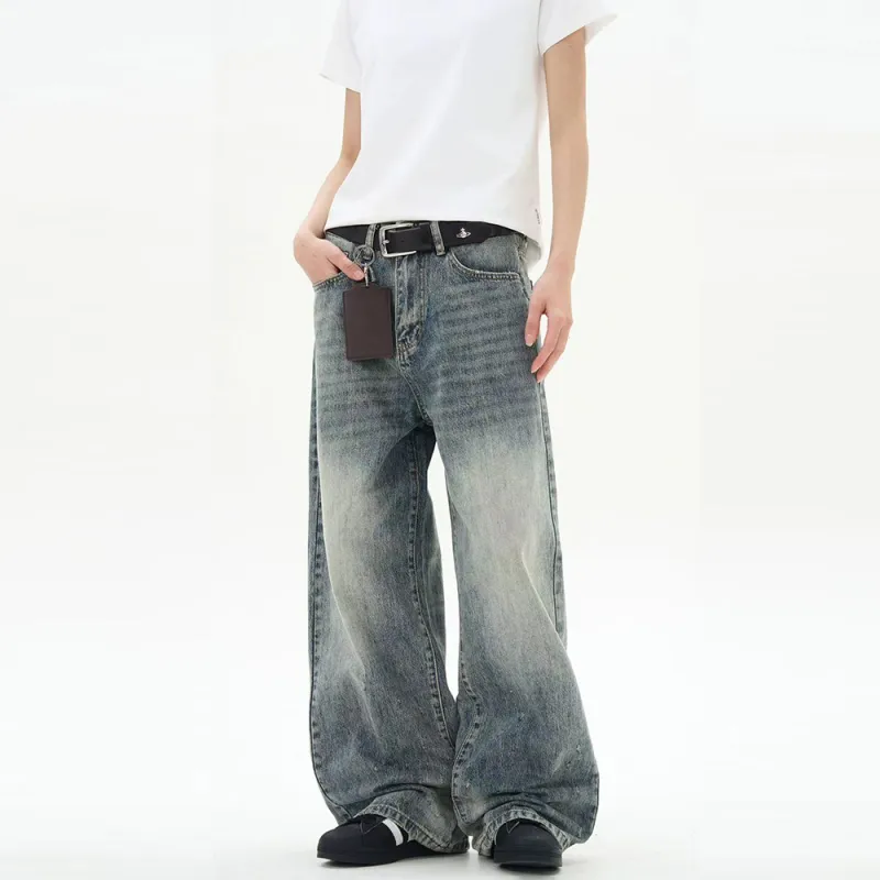 GBXM Jeans Unisex Vintage Blue-3