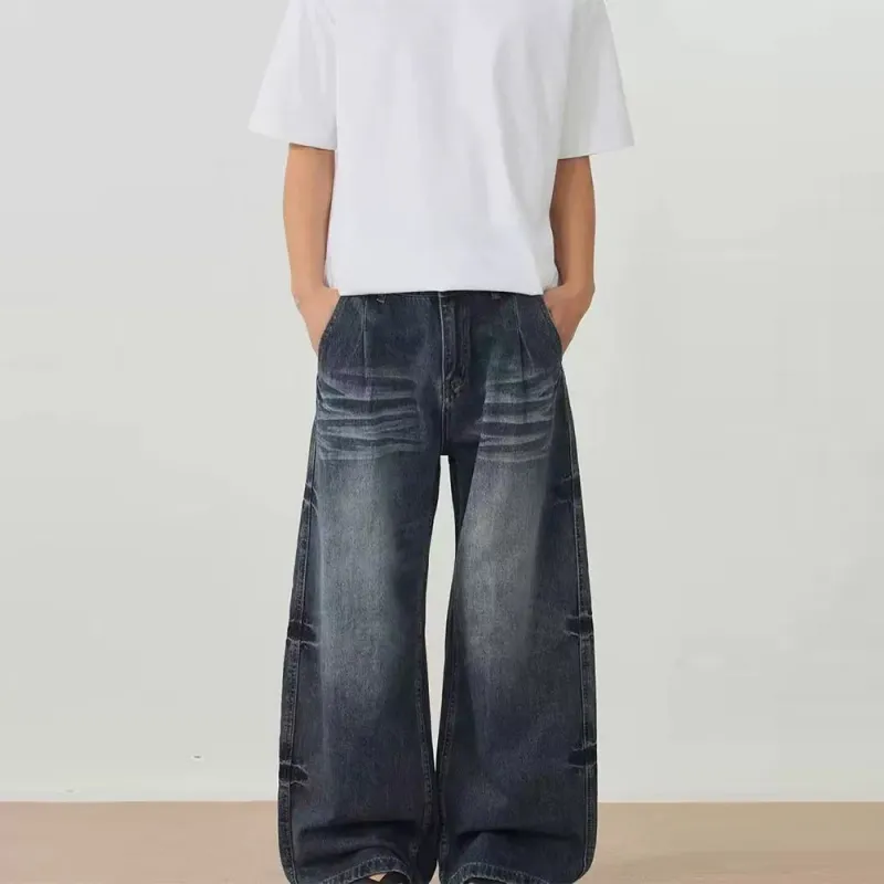 GBXM Jeans Unisex Blue Gray-4
