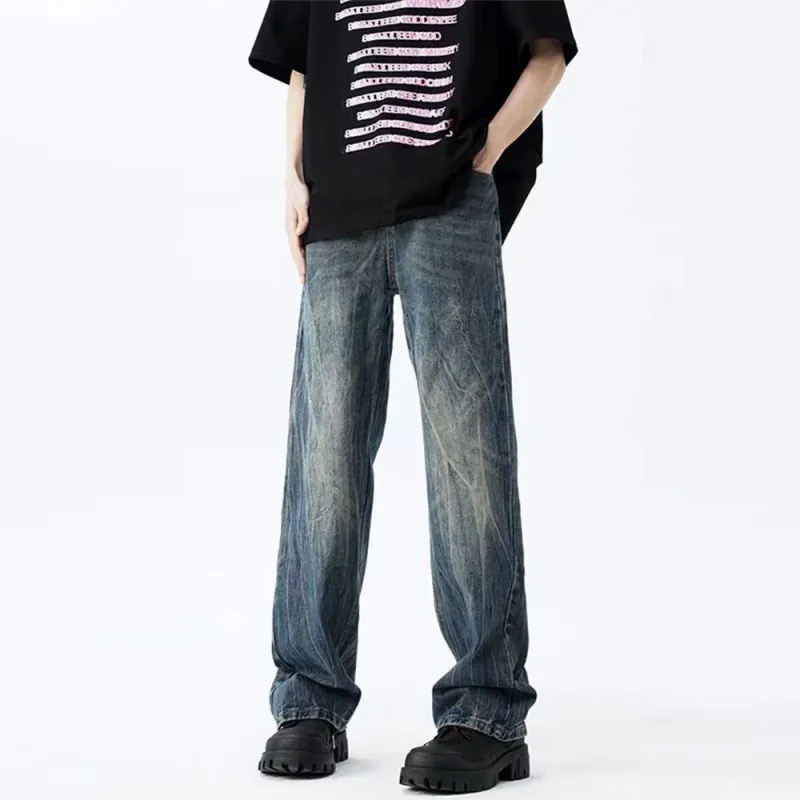 GBXM Jeans Unisex Vintage Blue-4