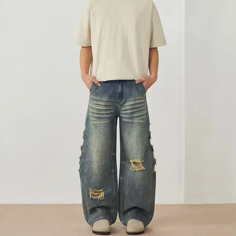 GBXM Jeans Unisex Vintage Blue-2