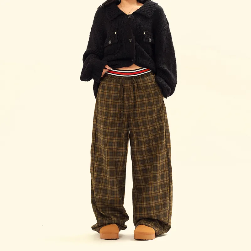 GBXM Casual Pants Unisex Brown-3