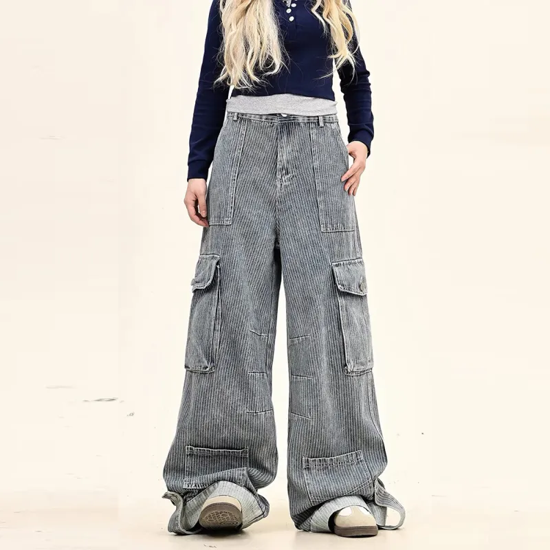 GBXM Cargo Pants Unisex Blue-2