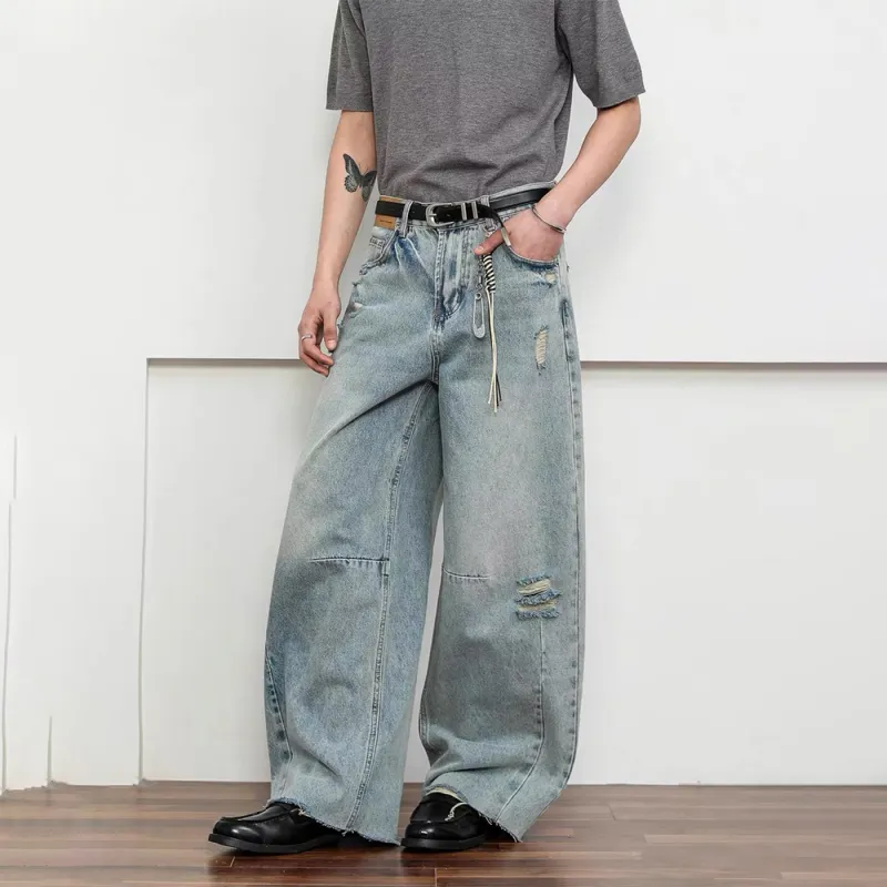 GBXM Jeans Unisex Washed Blue-5