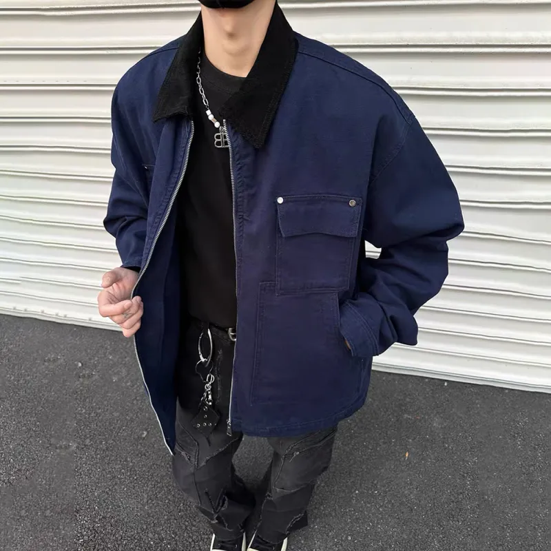 GBXM Denim Jacket Unisex Dark Blue-3