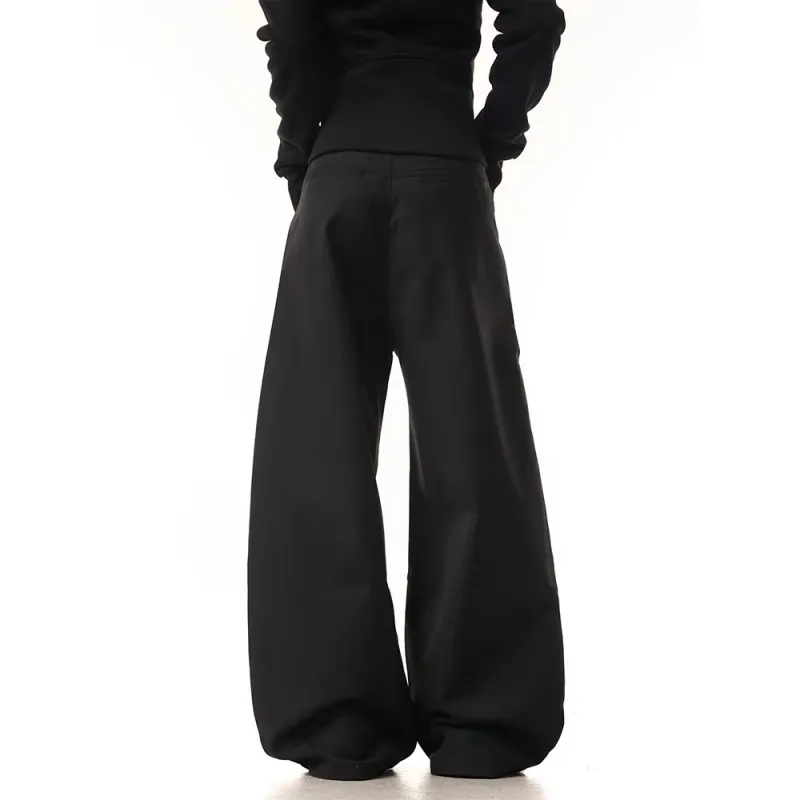 GBXM Casual Pants Unisex Black-5